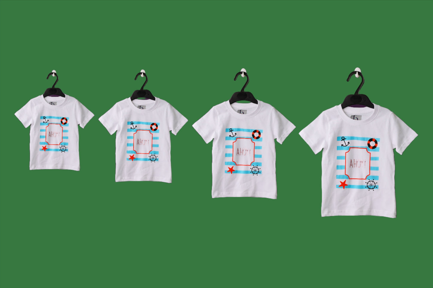 Ahoy White T-Shirt & Shorts set