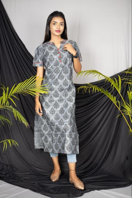 Black & Grey Kurti