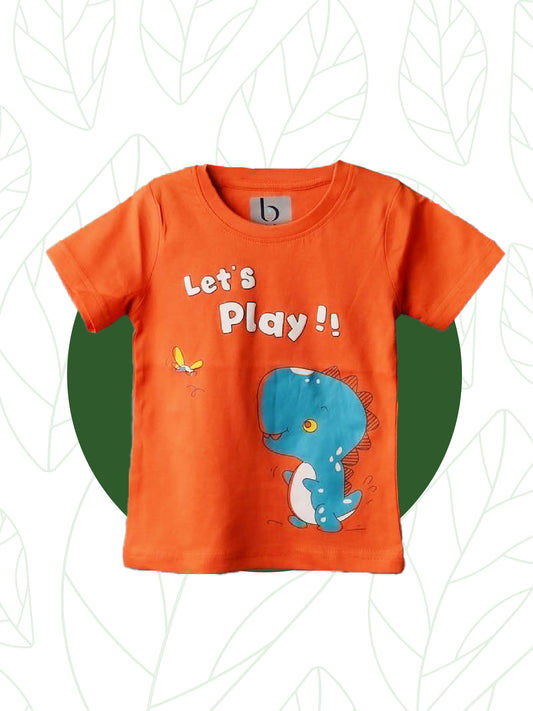 Let’s play Turtle Orange T-Shirt & Shorts set
